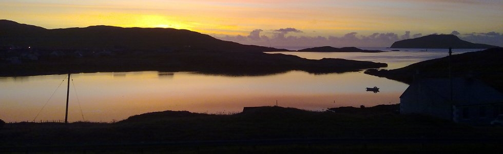 Evening view from the Bayview Guest House